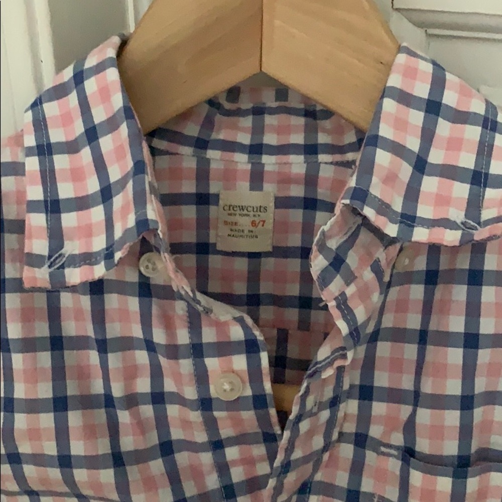 Boys Crewcuts button down shirt.